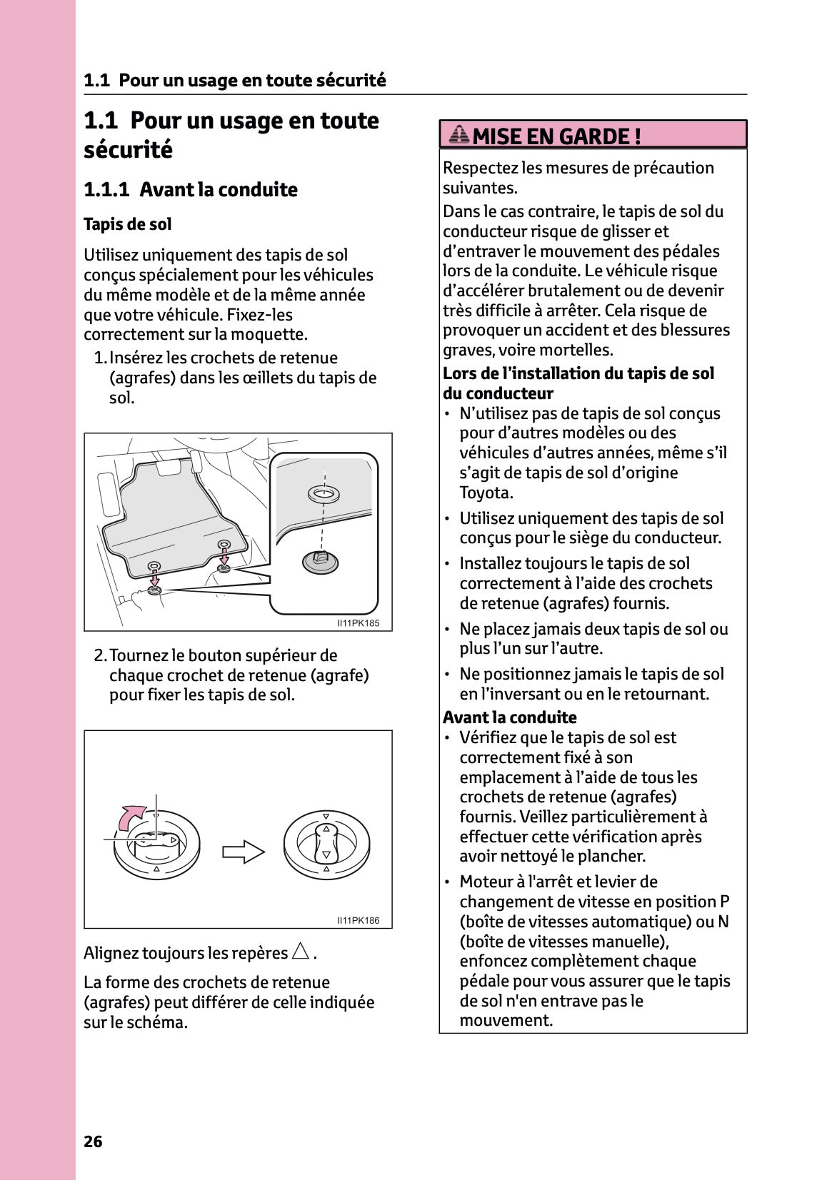 2024-2025 Toyota Hilux Owner's Manual | French