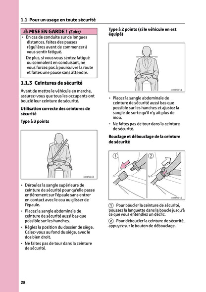 2024-2025 Toyota Hilux Owner's Manual | French