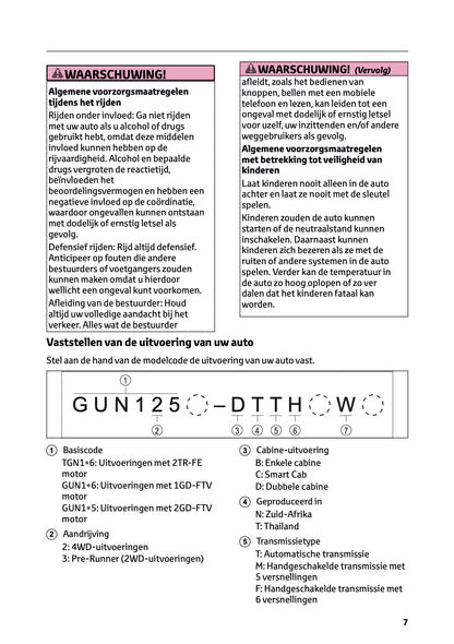 2024-2025 Toyota Hilux Gebruikershandleiding | Nederlands