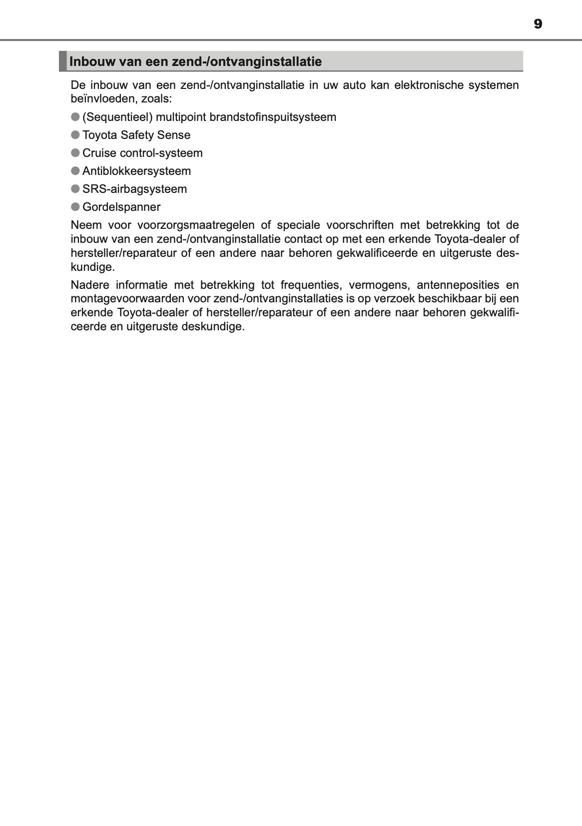 2020-2021 Toyota Land Cruiser 150 Gebruikershandleiding | Nederlands