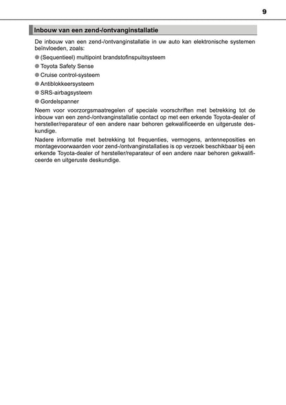 2020-2021 Toyota Land Cruiser 150 Gebruikershandleiding | Nederlands