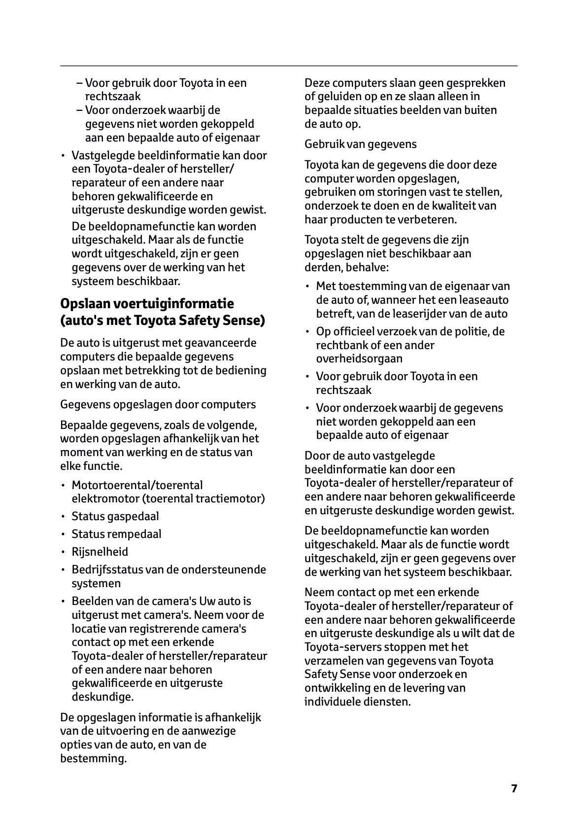 2024-2025 Toyota Land Cruiser 250 Owner's Manual | Dutch