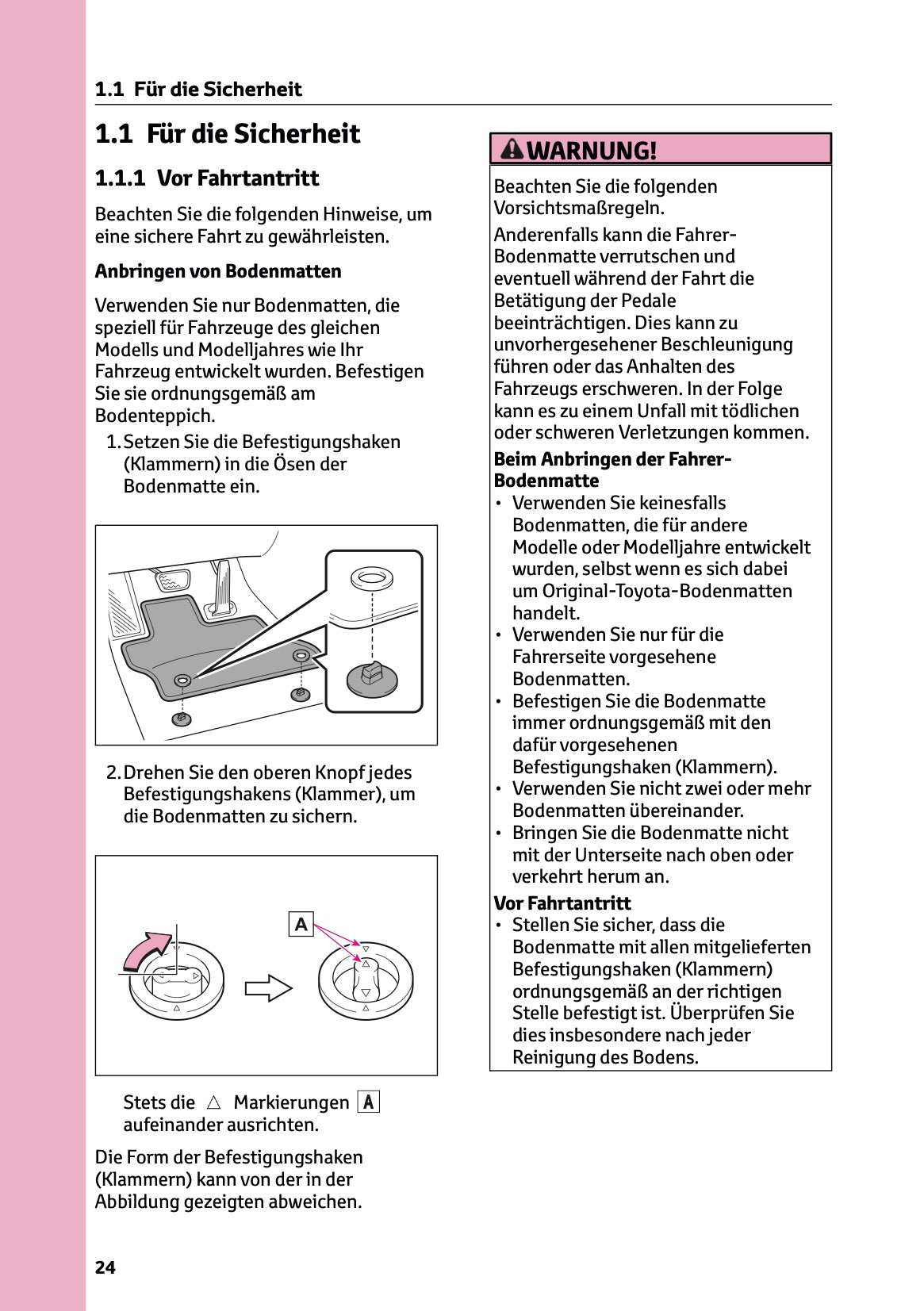 2025-2026 Toyota Mirai Owner's Manual | German