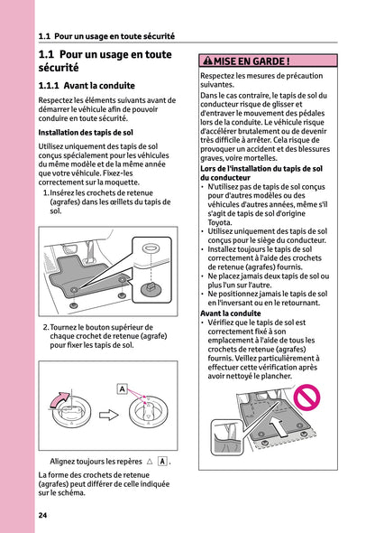 2025-2026 Toyota Mirai Owner's Manual | French