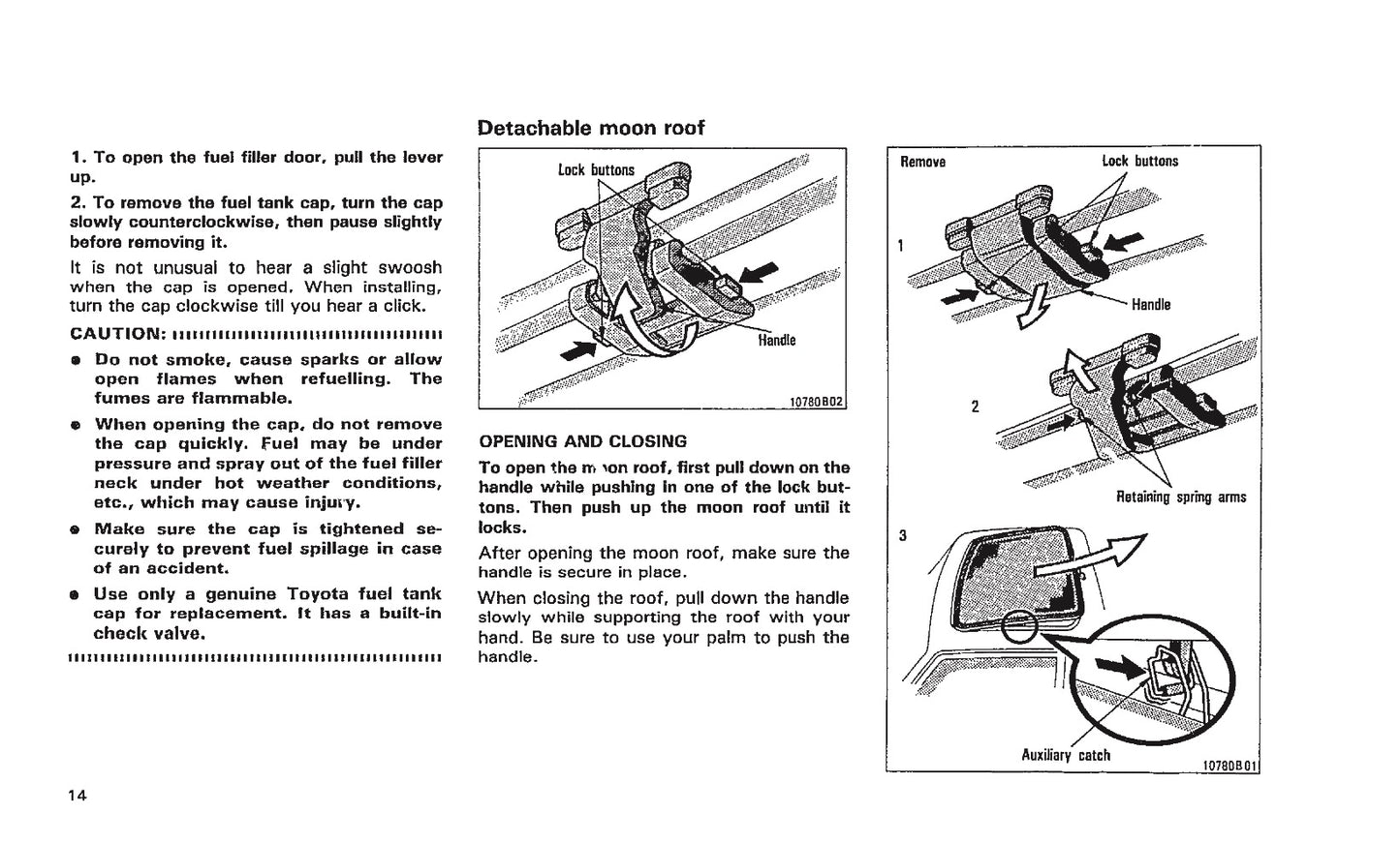 1993 Toyota MR2 Owner's Manual | English