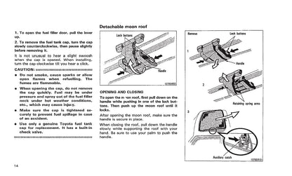 1993 Toyota MR2 Owner's Manual | English