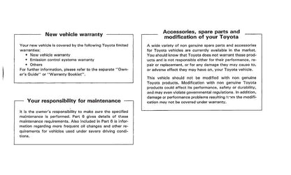 1993 Toyota MR2 Owner's Manual | English