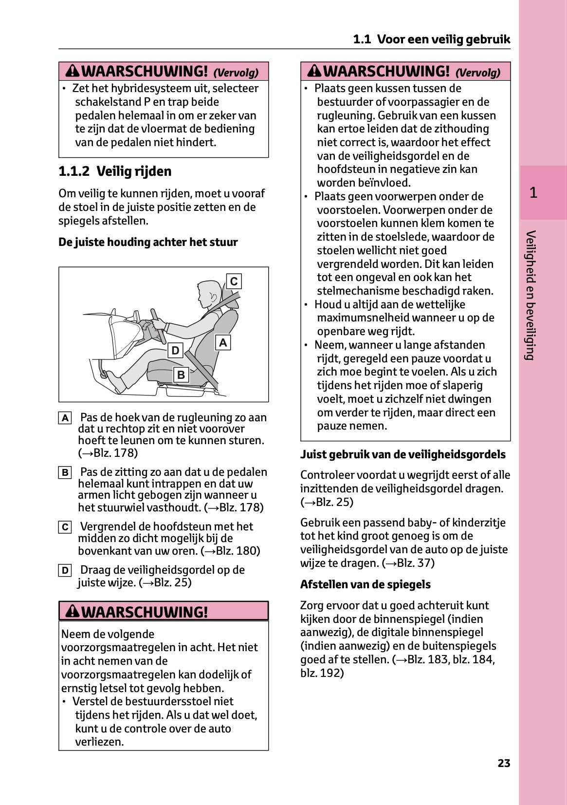 2023-2024 Toyota Prius Bedienungsanleitung | Niederländisch