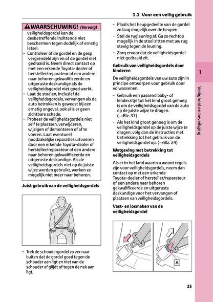 2023-2024 Toyota Prius Bedienungsanleitung | Niederländisch