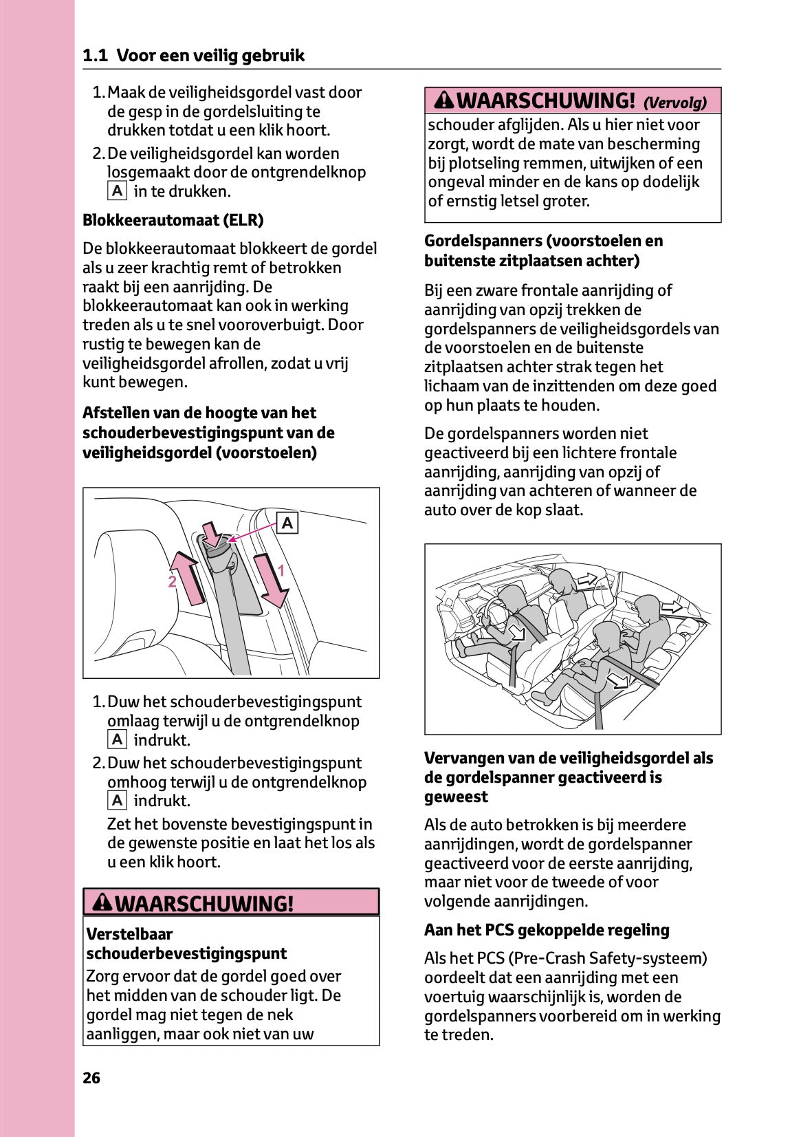 2023-2024 Toyota Prius Bedienungsanleitung | Niederländisch