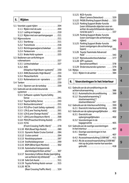 2023-2024 Toyota Prius Bedienungsanleitung | Niederländisch