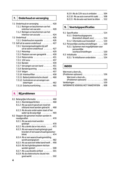 2023-2024 Toyota Prius Bedienungsanleitung | Niederländisch