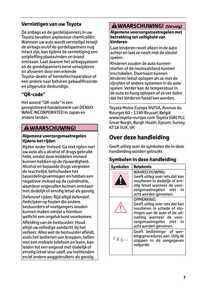 2023-2024 Toyota Prius Bedienungsanleitung | Niederländisch