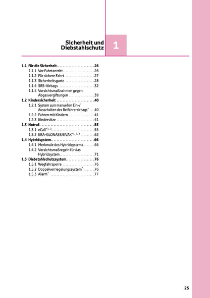 2026 Toyota RAV4 Hybrid Owner's Manual | German
