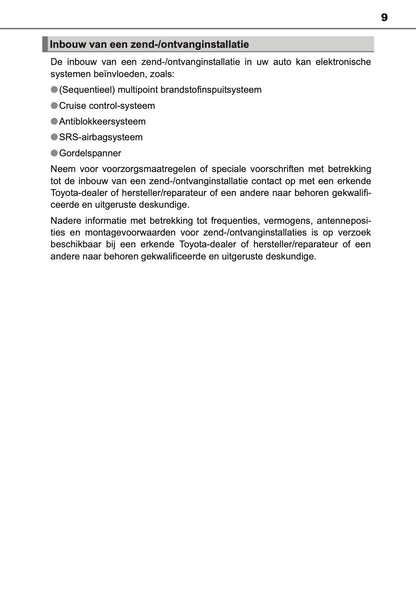 2014-2015 Toyota RAV4 Owner's Manual | Dutch