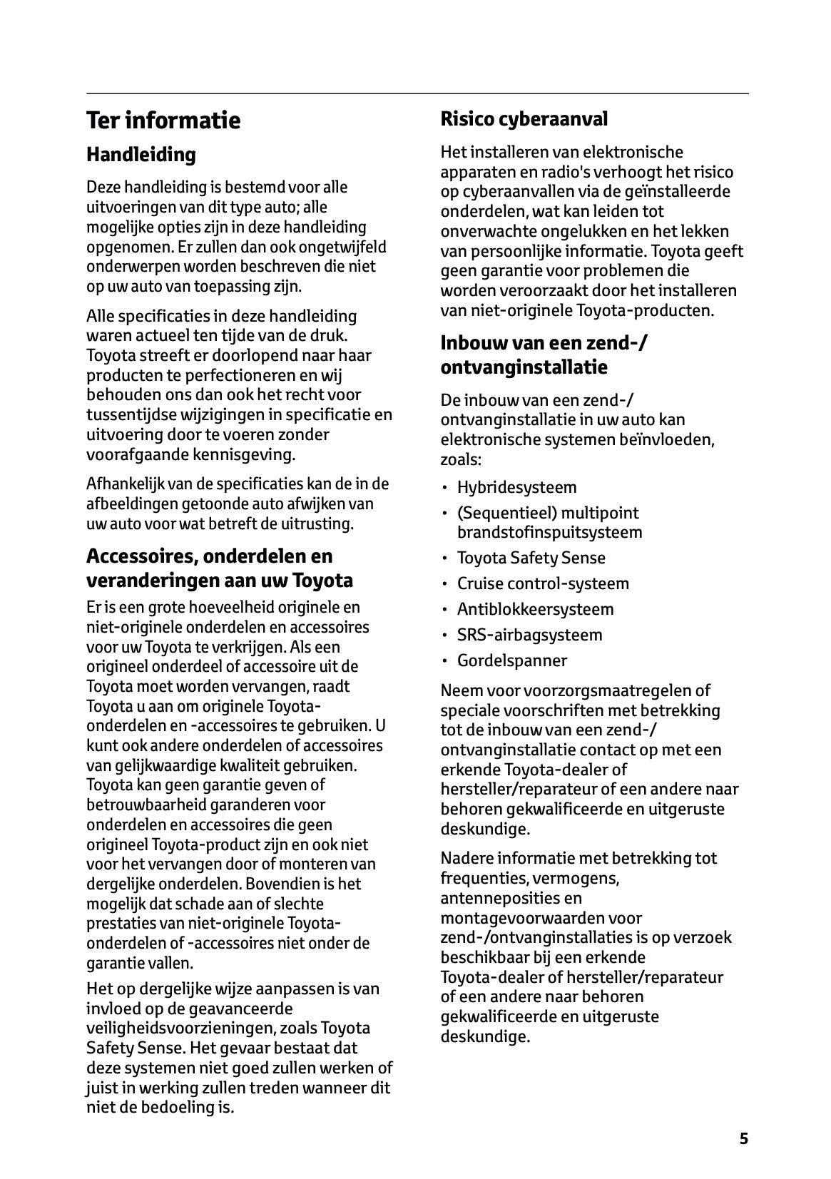 2024-2025 Toyota RAV4 Plug-in-Hybrid Gebruikershandleiding | Nederlands