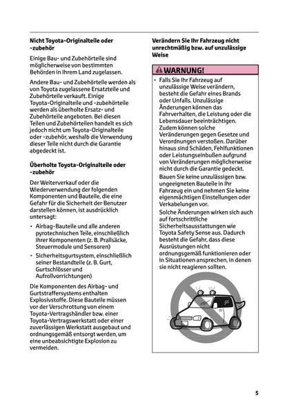 2025-2026 Toyota Urban Cruiser Bedienungsanleitung | Deutsch