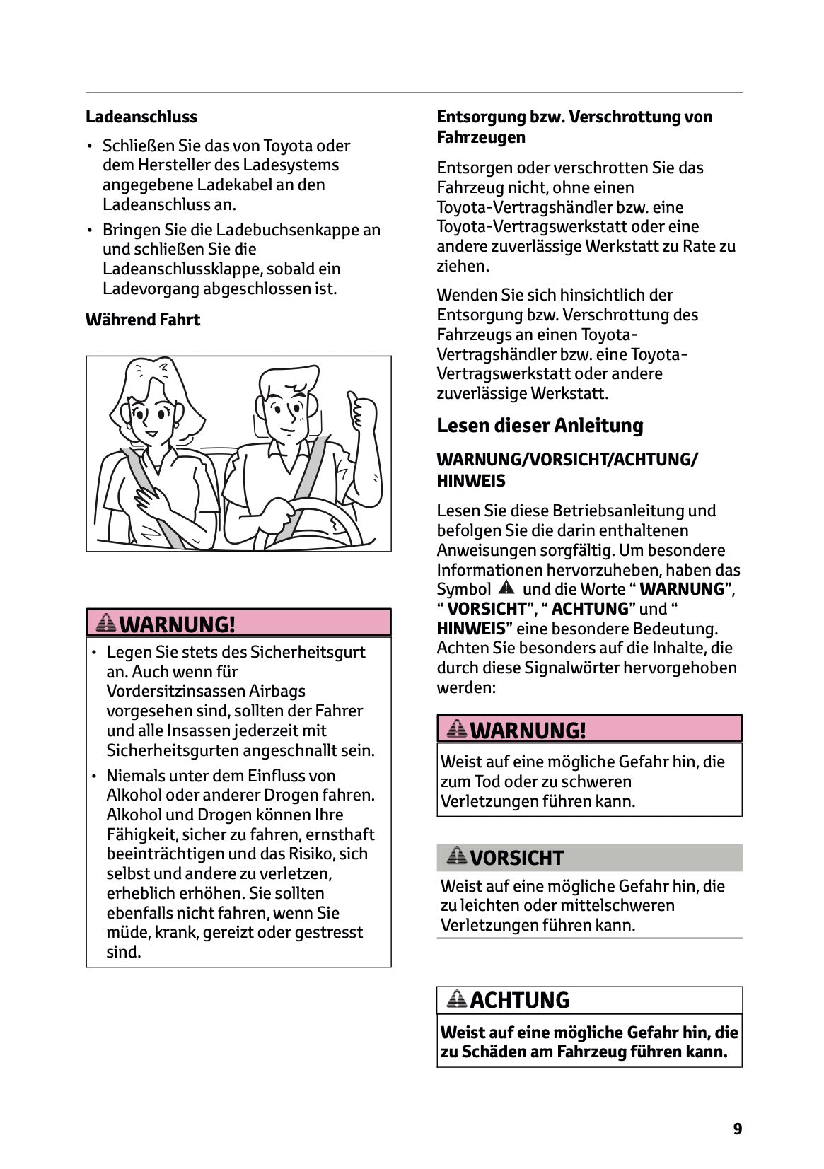 2025-2026 Toyota Urban Cruiser Bedienungsanleitung | Deutsch