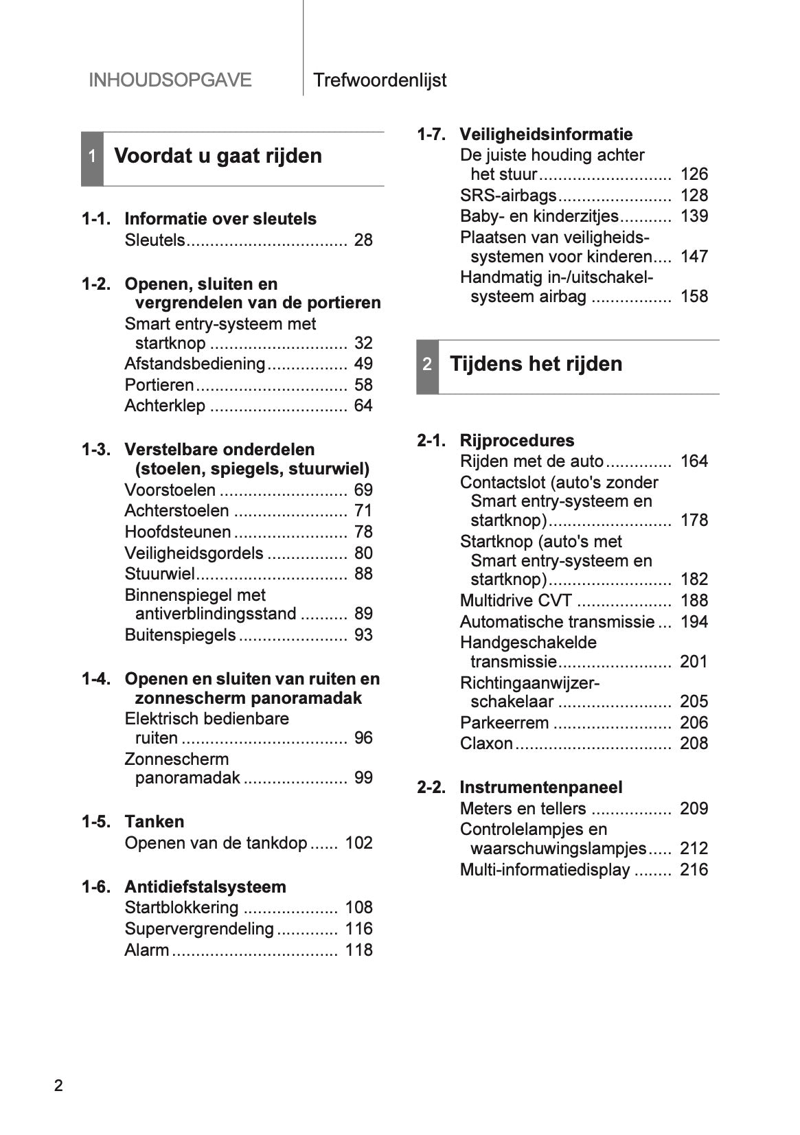 2013 Toyota Verso Gebruikershandleiding | Nederlands