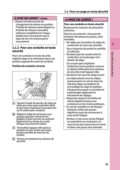 2025 Toyota GR Yaris Manuel du propriétaire | Français