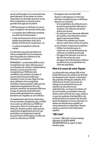 2025 Toyota GR Yaris Manuel du propriétaire | Français