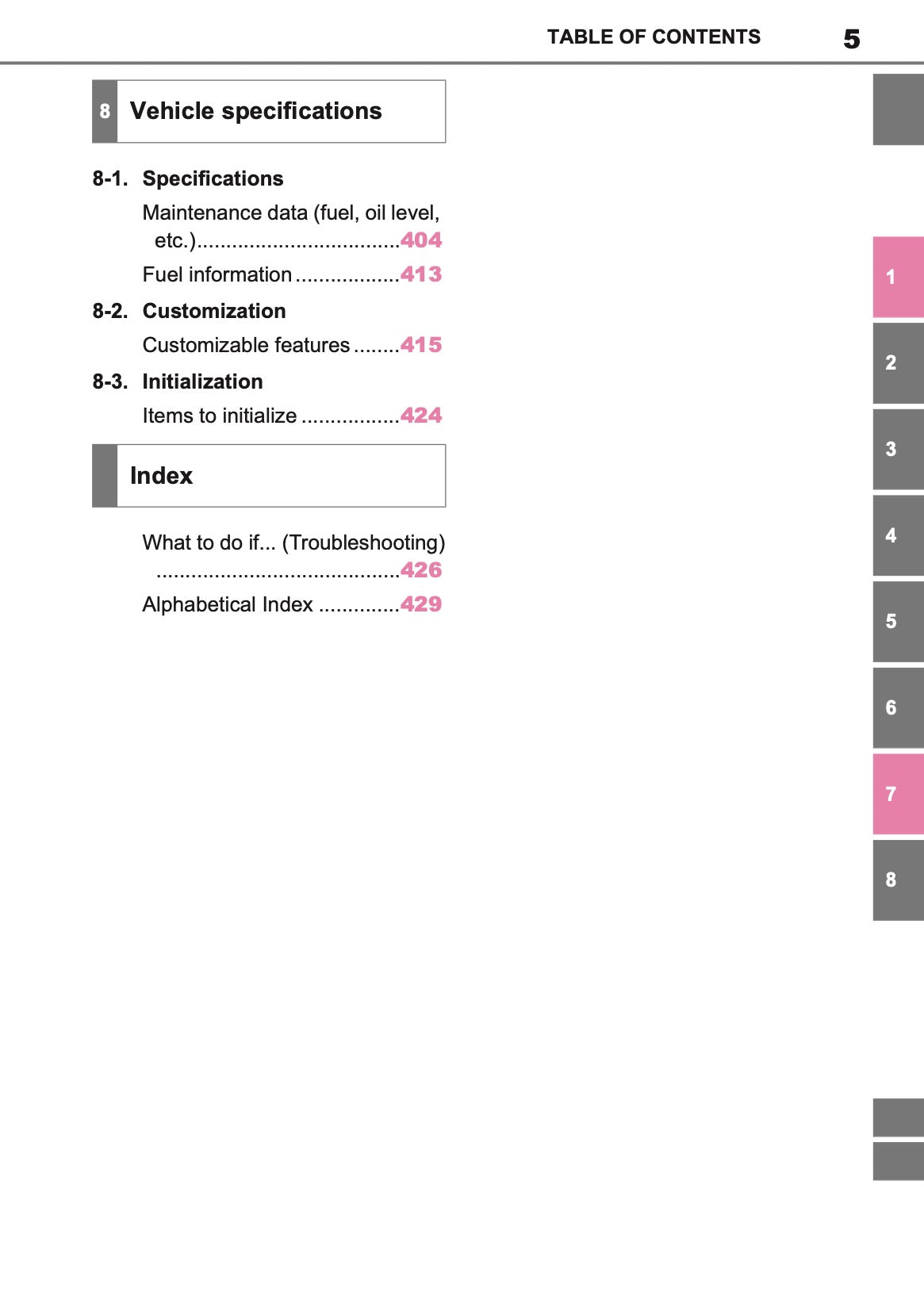 2025 Toyota GR Yaris Owner's Manual | English