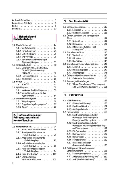 2025 Toyota Yaris Cross Hybrid Owner's Manual | German