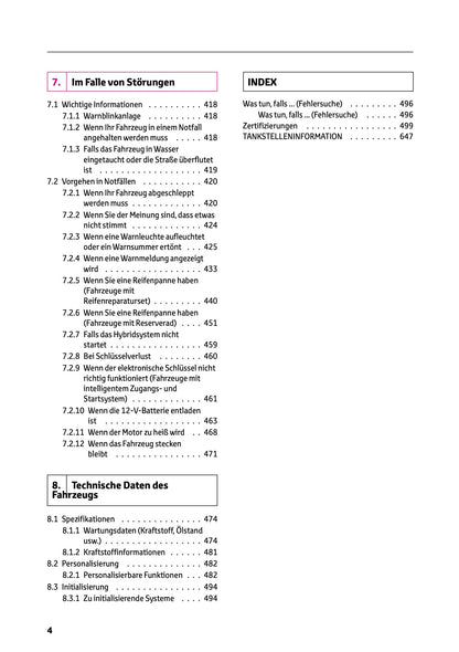 2025 Toyota Yaris Cross Hybrid Owner's Manual | German