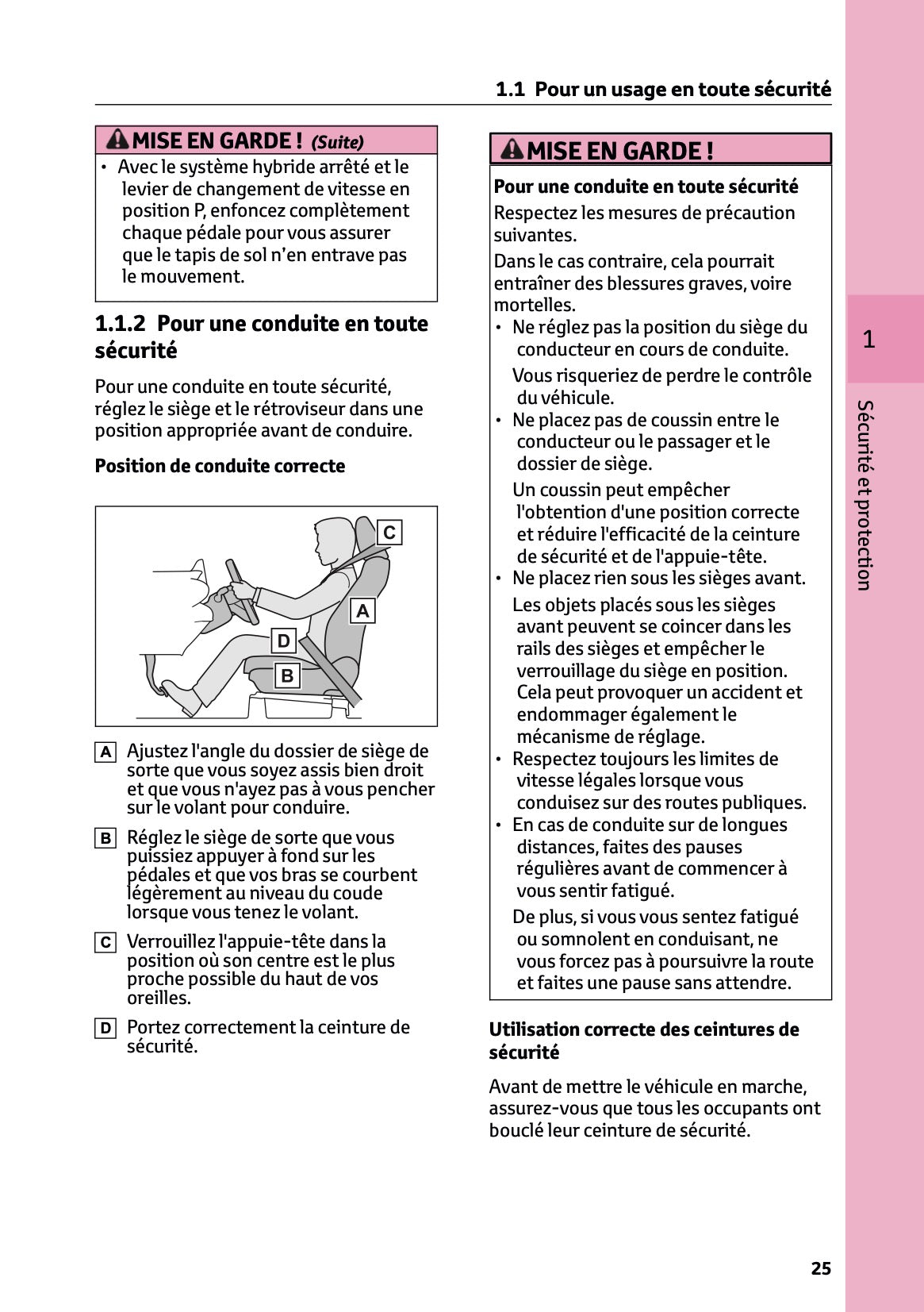 2025 Toyota Yaris Cross Hybrid Owner's Manual | French