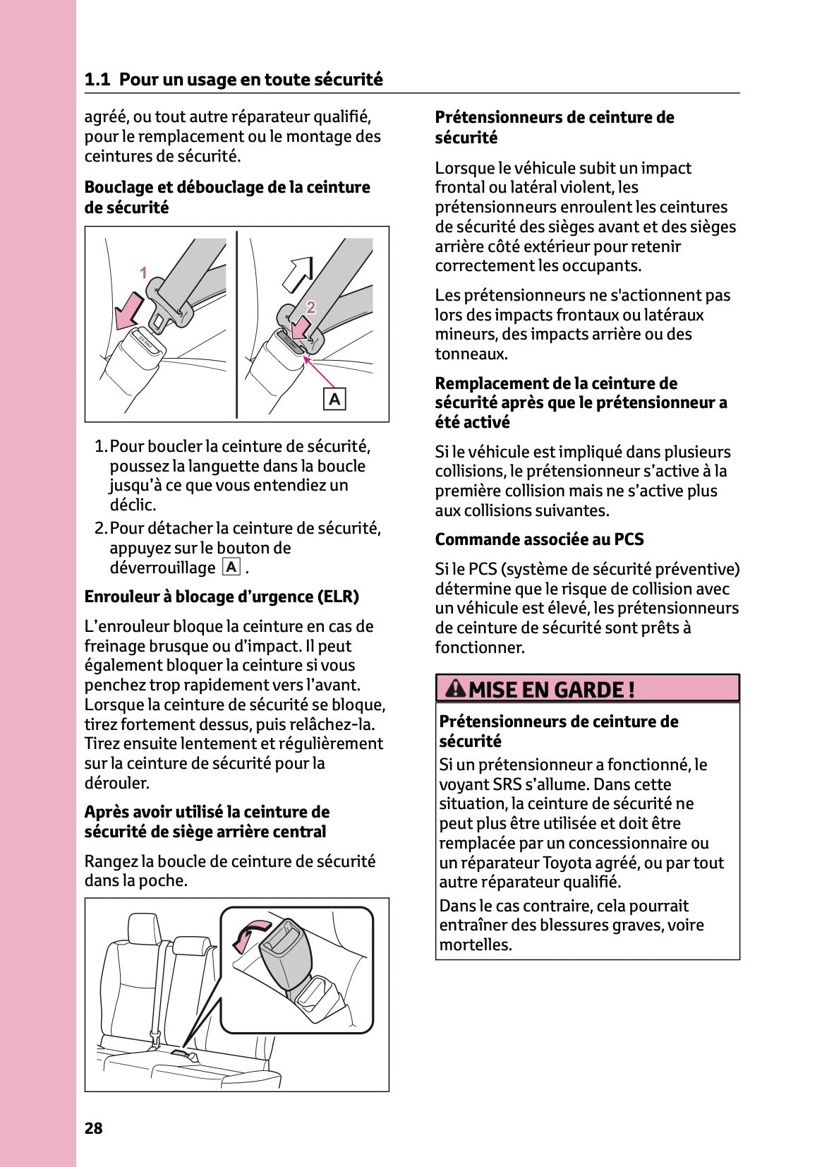2025 Toyota Yaris Cross Hybrid Owner's Manual | French
