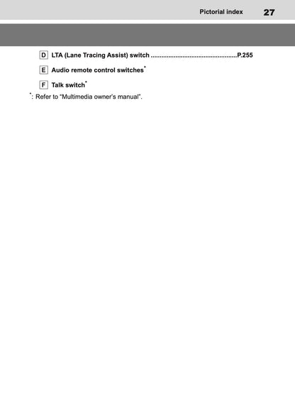 2025 Toyota Yaris Cross Hybrid Owner's Manual | English