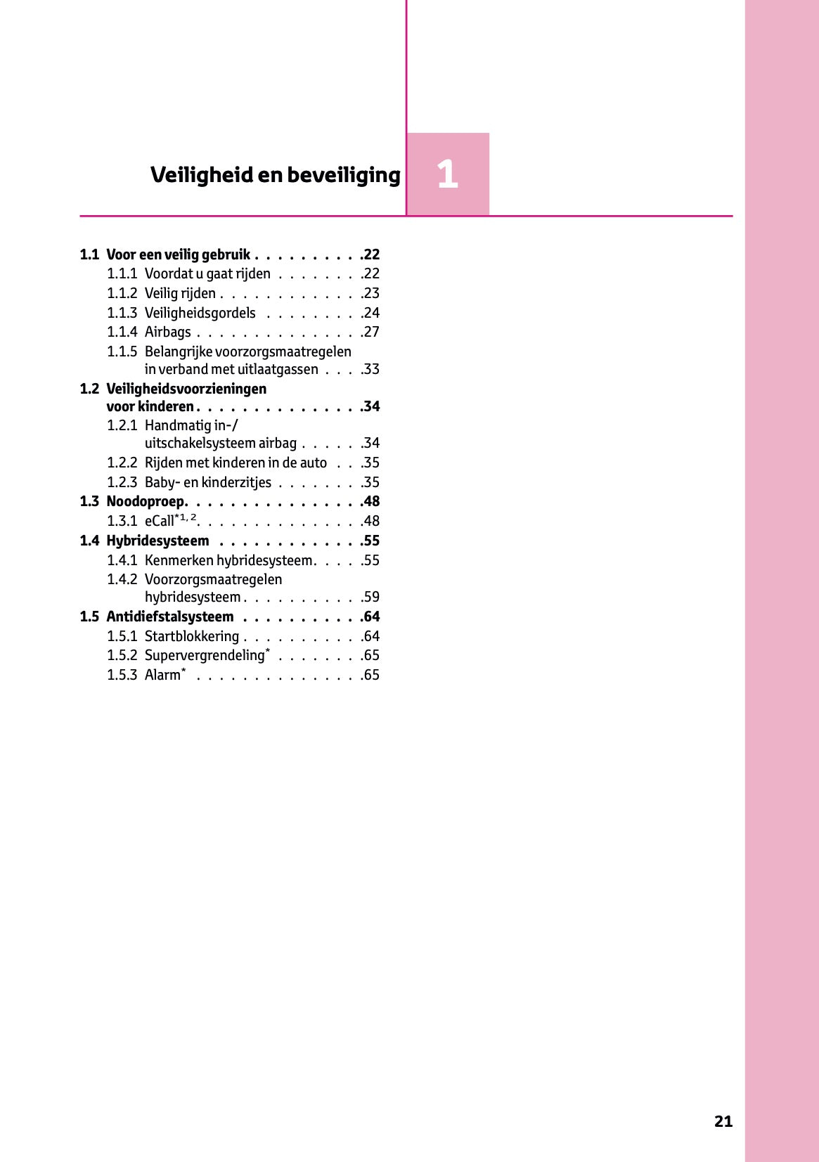 2024 Toyota Yaris Cross Hybrid Owner's Manual | Dutch