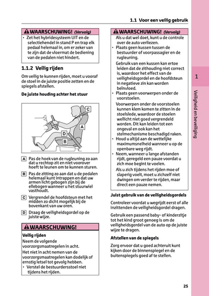 2025 Toyota Yaris Cross Hybrid Gebruikershandleiding | Nederlands