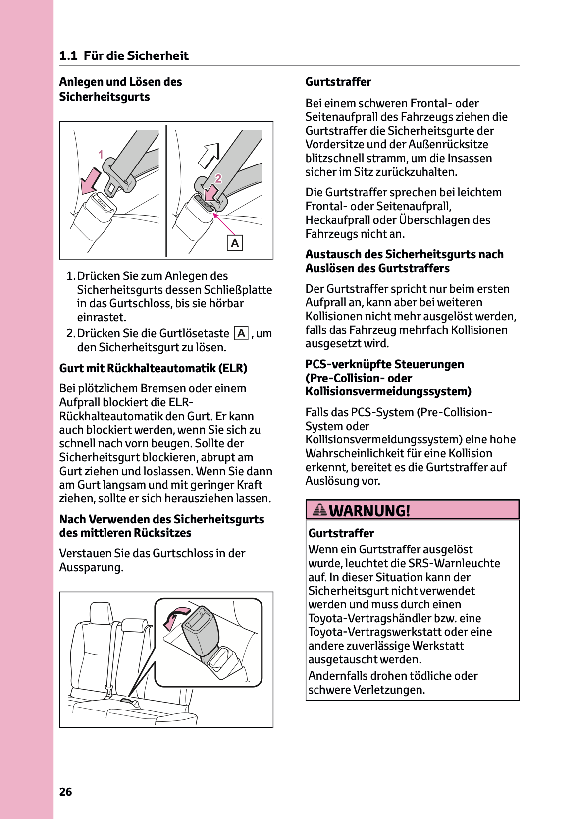 2024 Toyota Yaris Cross Hybrid Bedienungsanleitung | Deutsch