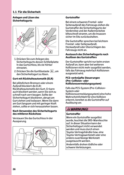 2024 Toyota Yaris Cross Hybrid Bedienungsanleitung | Deutsch