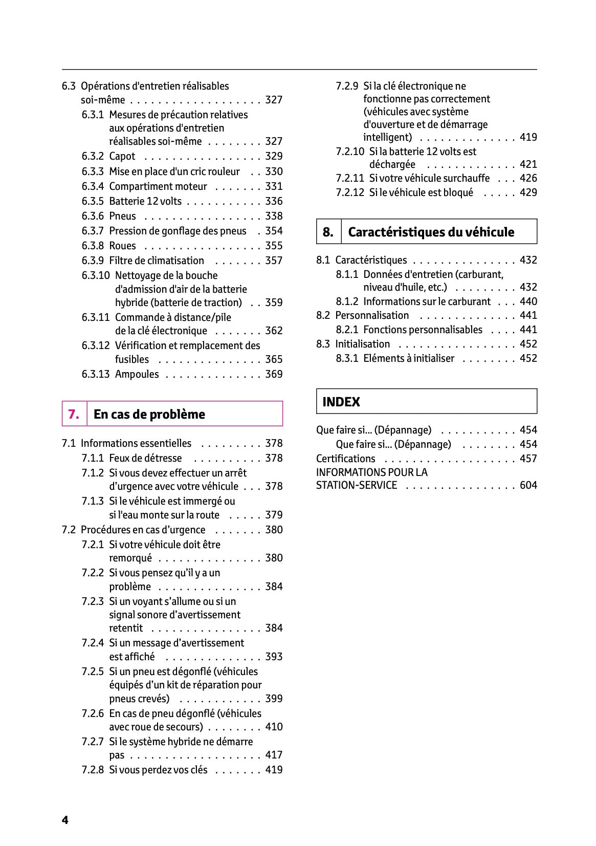 2025 Toyota Yaris Hybrid Owner's Manual | French