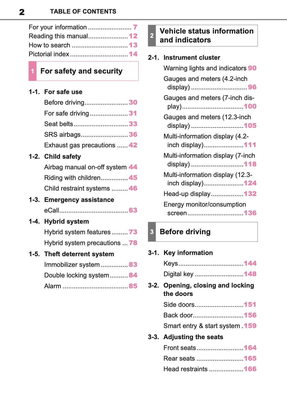 2025 Toyota Yaris Hybrid Owner's Manual | English