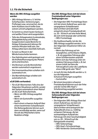 2026 Toyota Yaris Hybrid Bedienungsanleitung | Deutsch