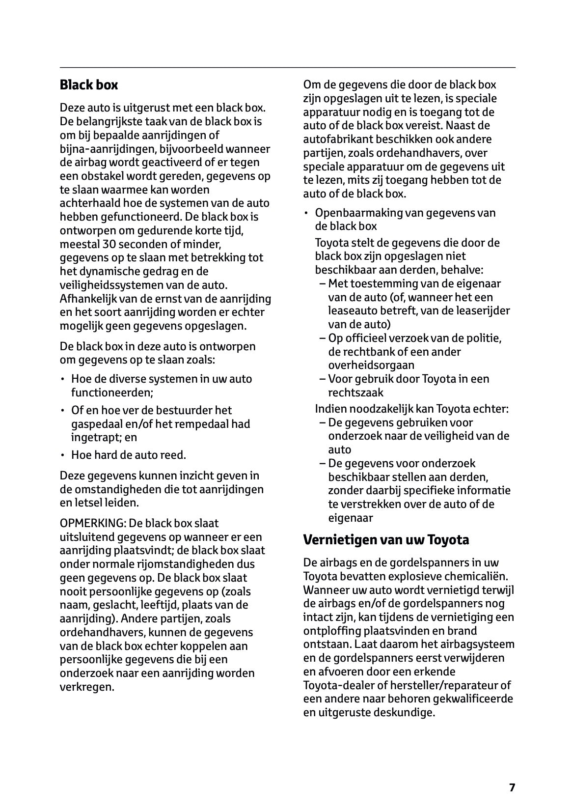 2025-2026 Toyota Yaris Hybrid Gebruikershandleiding | Nederlands