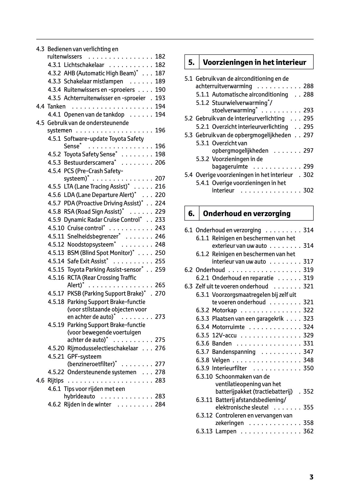 2026 Toyota Yaris Hybrid Owner's Manual | Dutch