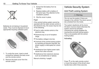 2025 Vauxhall Corsa Owner's Manual | English