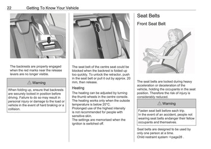 2025 Vauxhall Corsa Owner's Manual | English