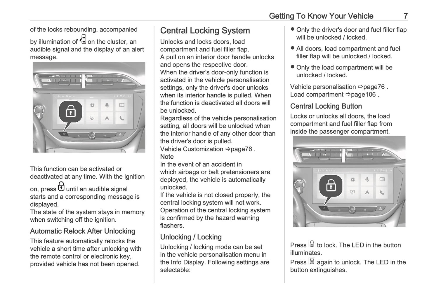 2025 Vauxhall Corsa Owner's Manual | English