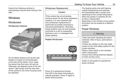 2025 Vauxhall Frontera Owner's Manual | English