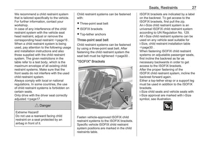 2025 Vauxhall Frontera Owner's Manual | English