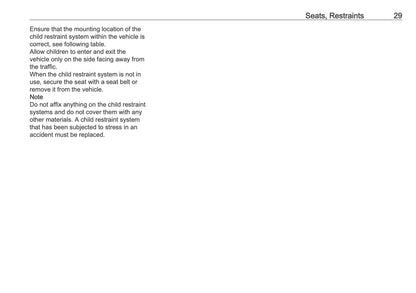 2025 Vauxhall Frontera Owner's Manual | English