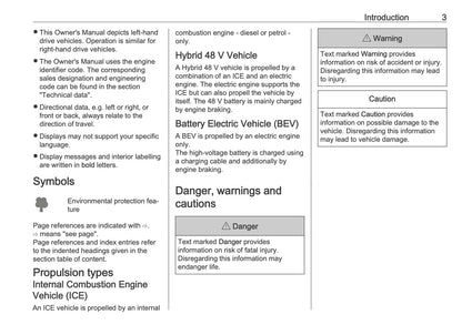 2025 Vauxhall Frontera Owner's Manual | English