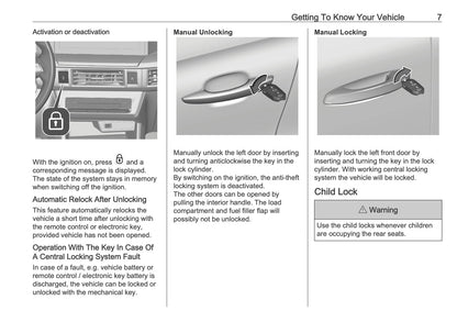 2025 Vauxhall Frontera Owner's Manual | English