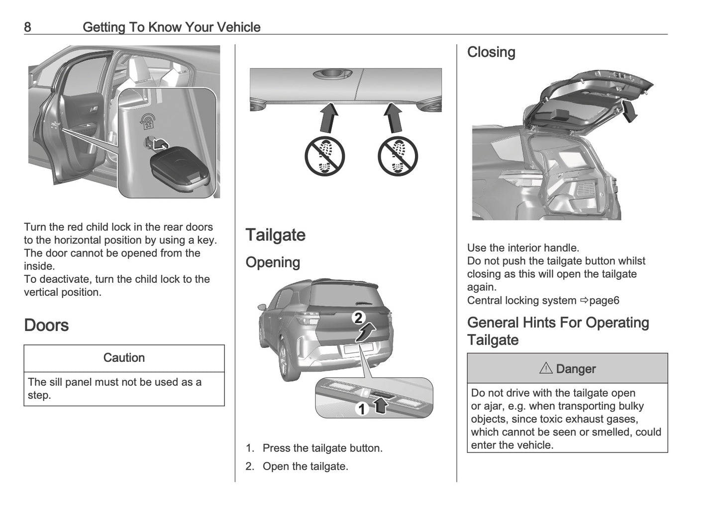2025 Vauxhall Frontera Owner's Manual | English