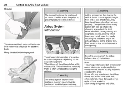 2025 Vauxhall Mokka Owner's Manual | English